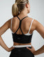 Beyond Yoga Spacedye™ Slim Racerback Cropped Tank (Darkest Night)