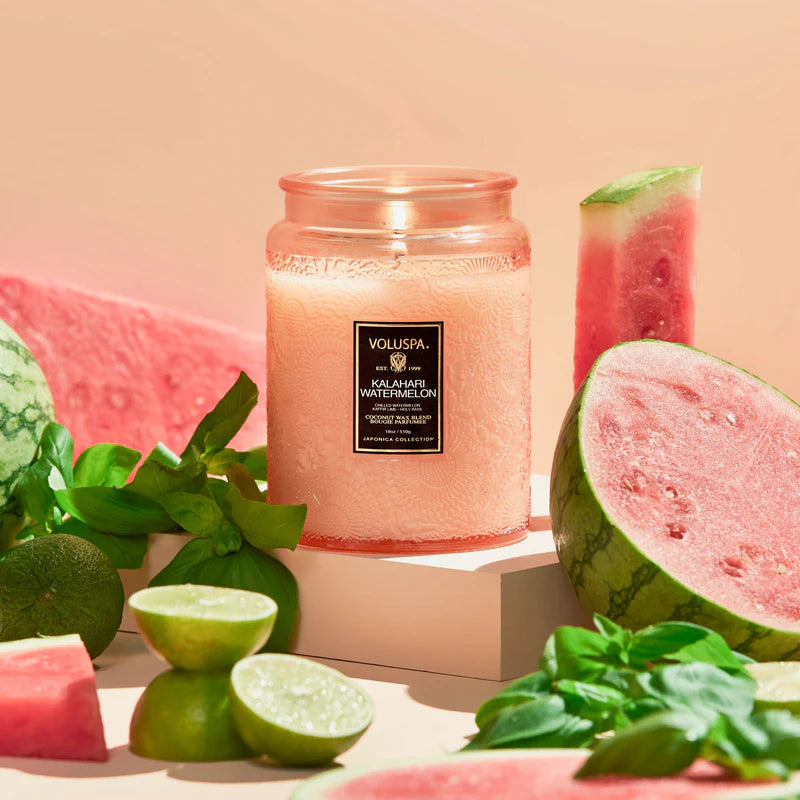 Voluspa Kalahari Watermelon Large Jar Candle