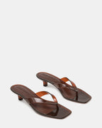 Steve Madden Tracie Jelly Dark Brown Sandals