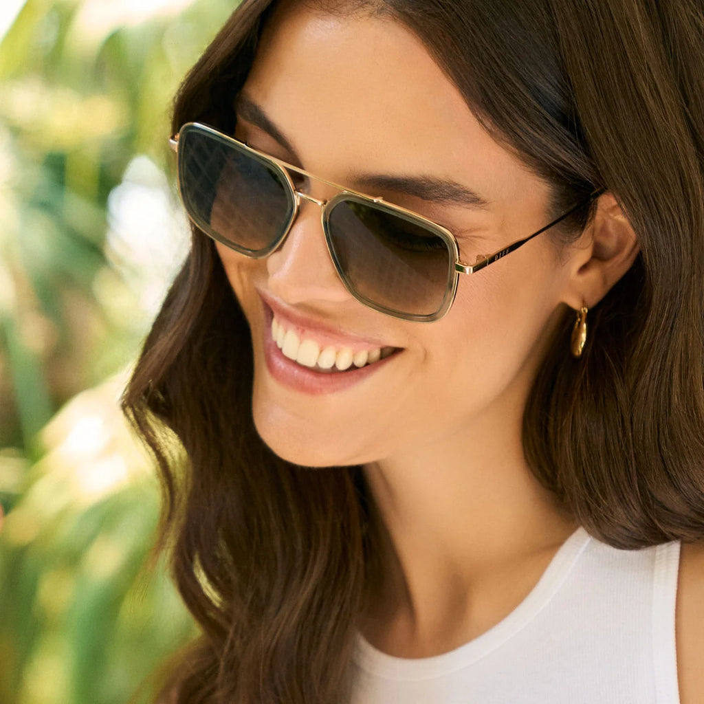 Diff Eyewear Jordan Sunglasses (Cool Matcha)