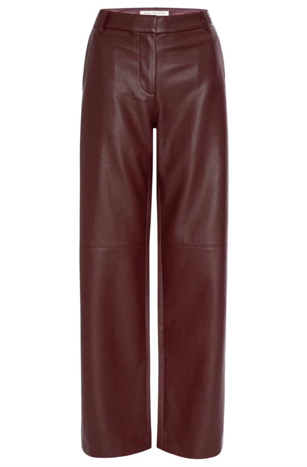 Good American The Better Than Leather Low Rise Trouser