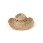 Lack Of Color Seashells Cowboy Straw Hat