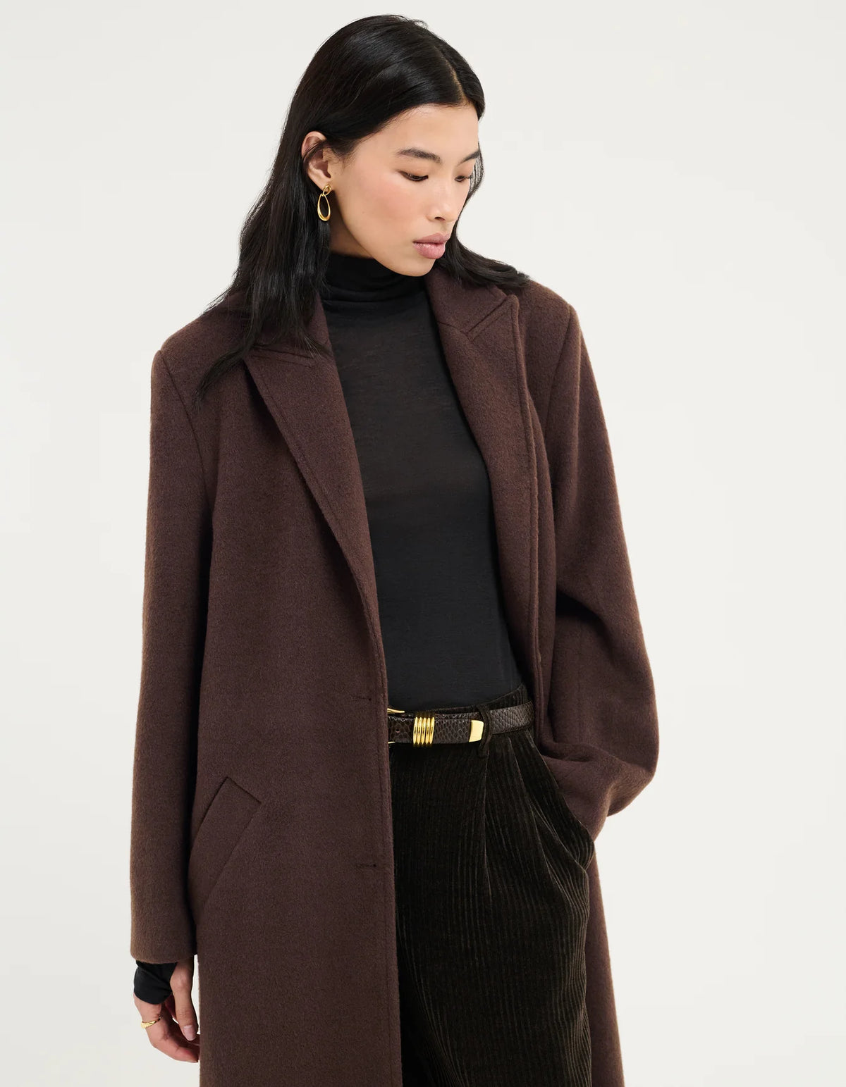 Rumored Sinatra Coat (Espresso)