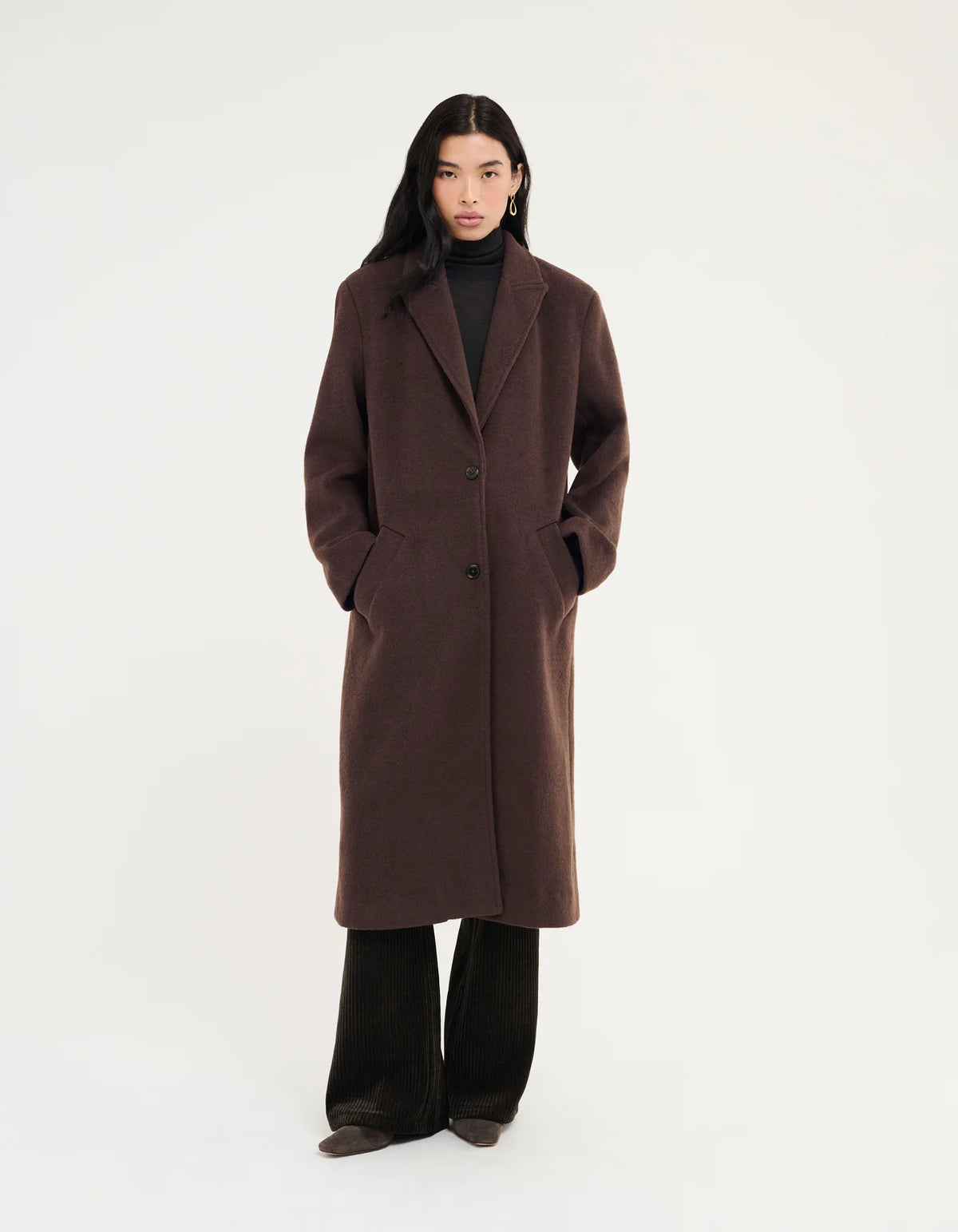 Rumored Sinatra Coat (Espresso)