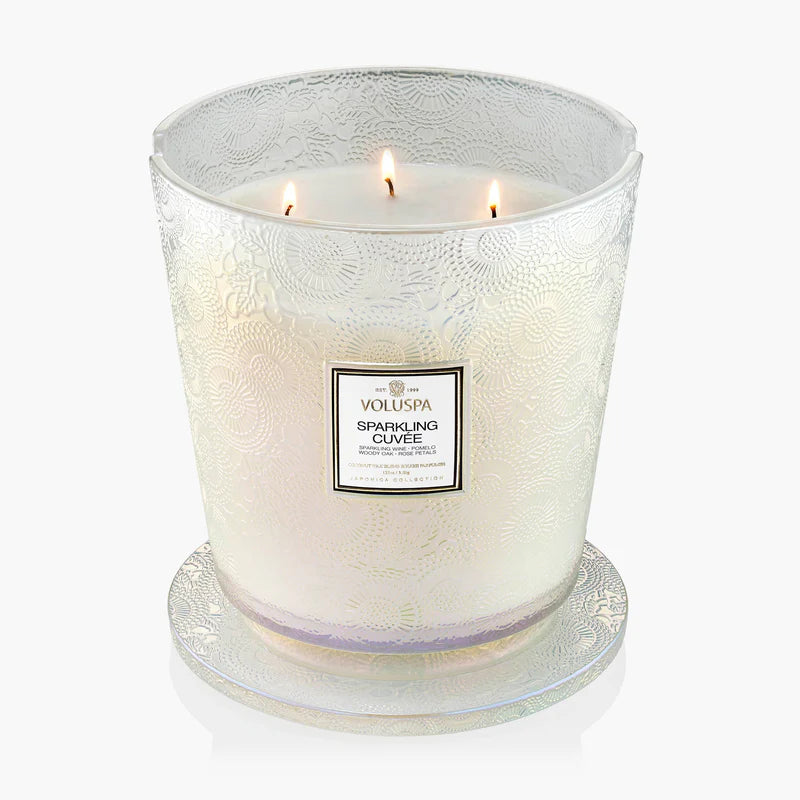 Voluspa Sparkling Cuvee 5 Wick Hearth Candle