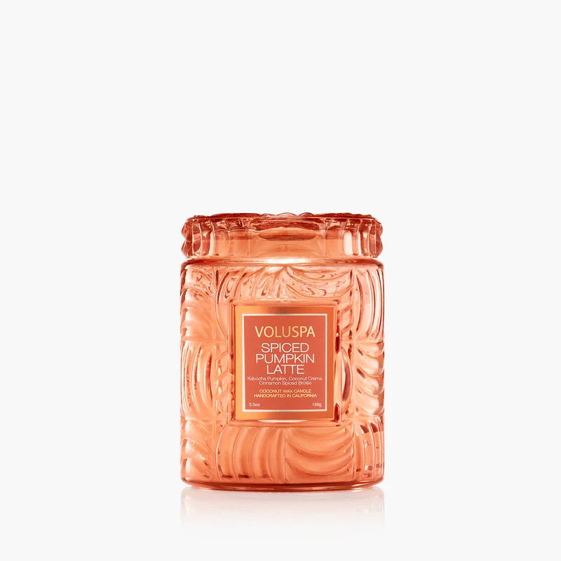 Voluspa Spiced Pumpkin Latte Small Jar Candle
