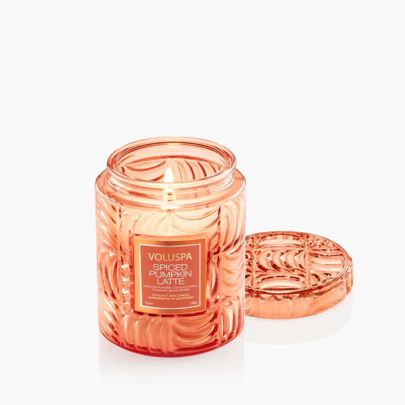 Voluspa Spiced Pumpkin Latte Small Jar Candle