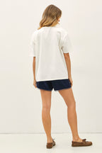 Bikini Patchwork T Shirt (Pink)