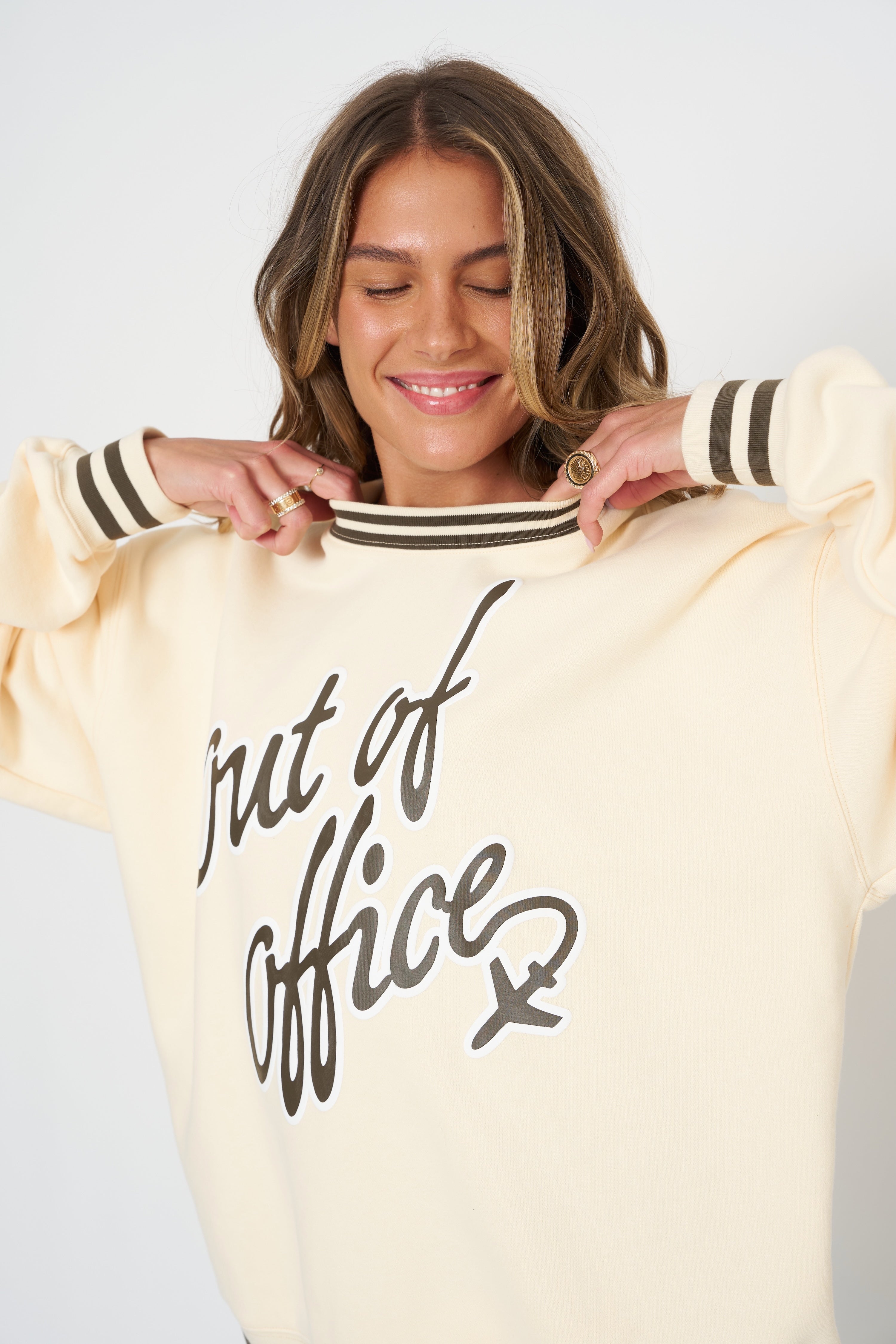 The Mayfair Group Out of Office Oversized Crewneck