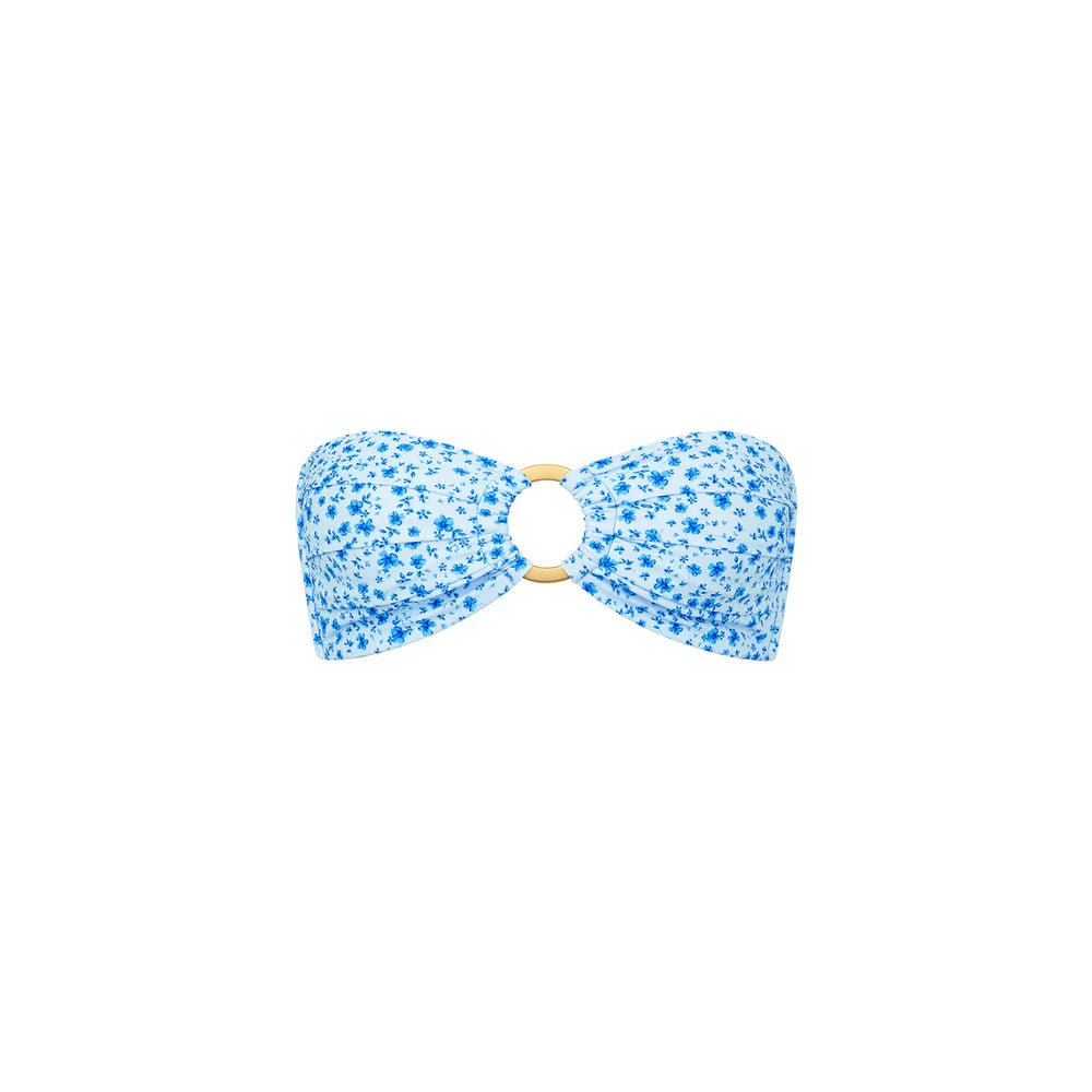 Kulani Kinis Dream Flower Strapless Bandeau Bikini Top