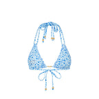 Kulani Kinis Dream Flower Halter Bralette Bikini Top