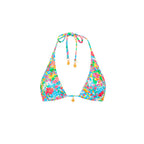 Kulani Kinis Mermaid Garden Classic Tie Halter Bikini Top