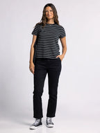 Thread & Supply Asher Tee (Black White Stripe)