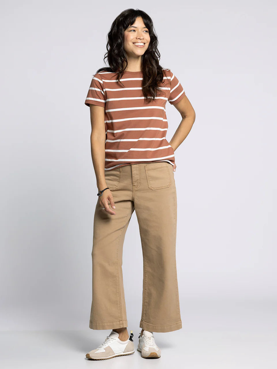 Thread & Supply Asher Tee (Brown White)