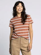 Thread & Supply Asher Tee (Brown White)