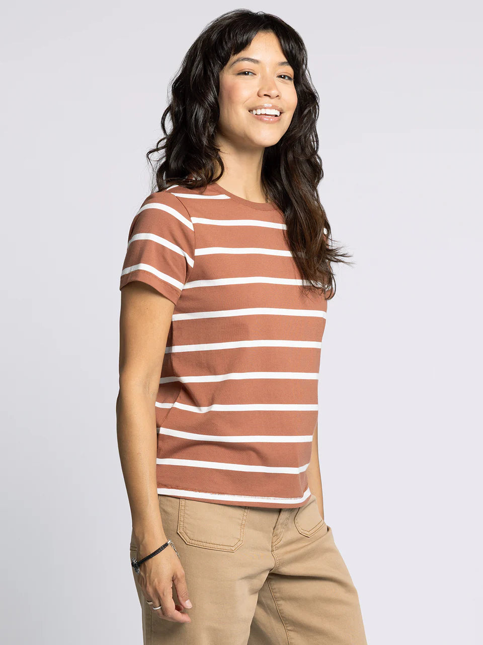 Thread & Supply Asher Tee (Brown White)