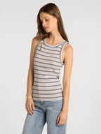 Thread & Supply Edlin Tank (White Multi Stripe)