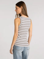 Thread & Supply Edlin Tank (White Multi Stripe)