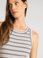 Thread & Supply Edlin Tank (White Multi Stripe)