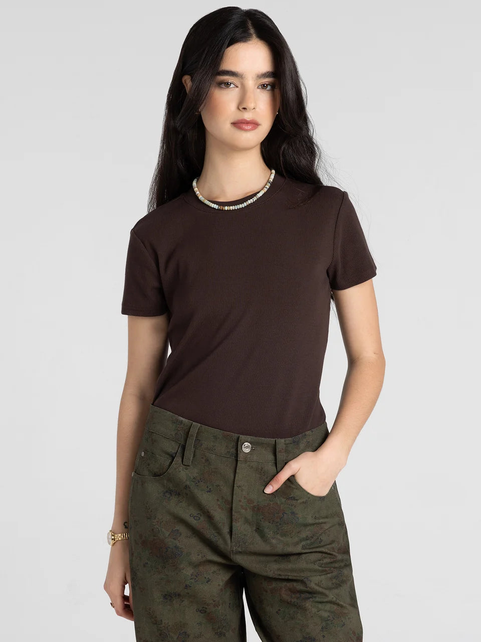 Thread & Supply Annie Tee (Coffee Bean)