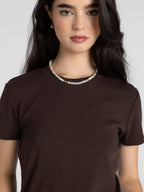 Thread & Supply Annie Tee (Coffee Bean)