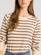 Thread and Supply Stacy Top (Cream Stripe)