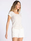 Thread & Supply Adina Top (Taupe White)
