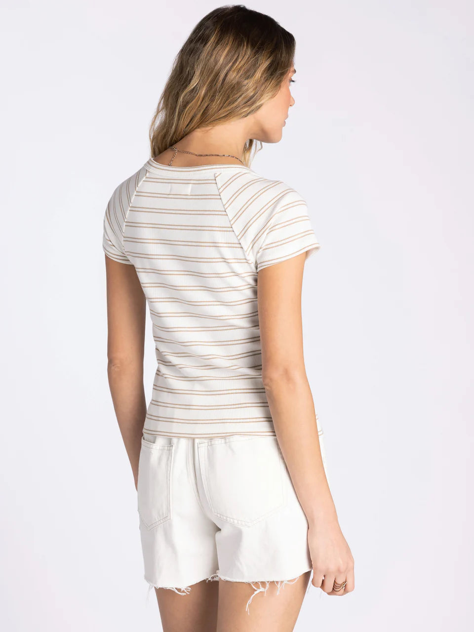Thread & Supply Adina Top (Taupe White)