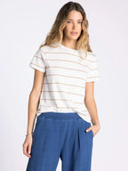 Thread & Supply Asher Tee (Ivory Light Brown)