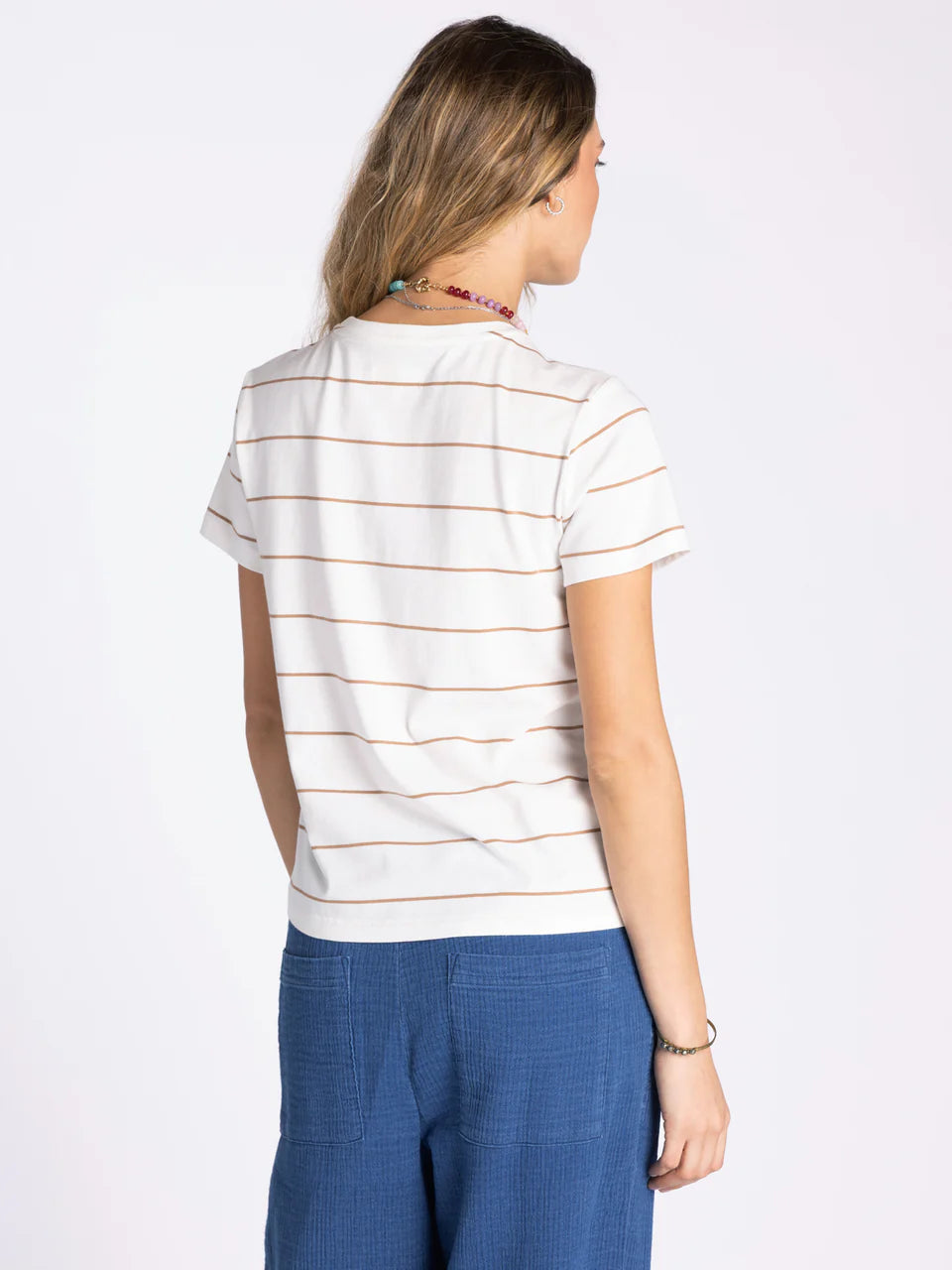 Thread & Supply Asher Tee (Ivory Light Brown)
