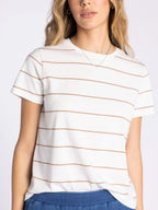 Thread & Supply Asher Tee (Ivory Light Brown)
