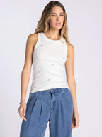 Edlin Embroidered Tank