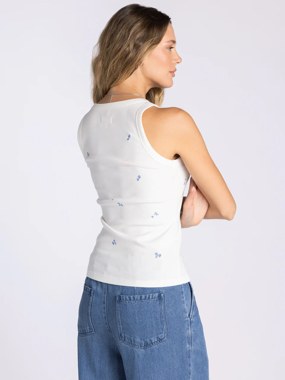 Edlin Embroidered Tank