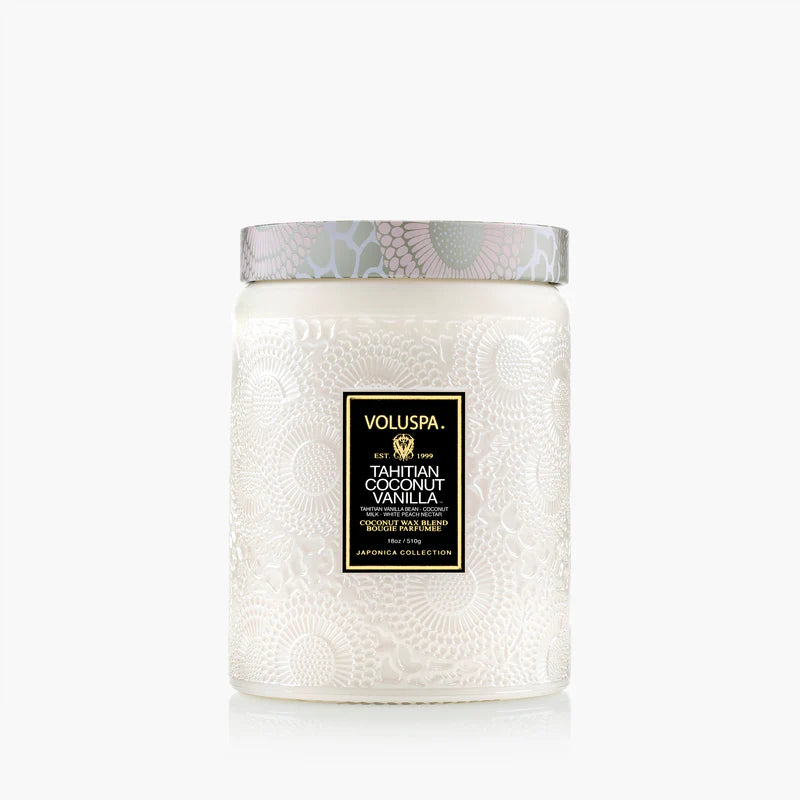 Voluspa Tahitian Coconut Vanilla Large Jar Candle Main image