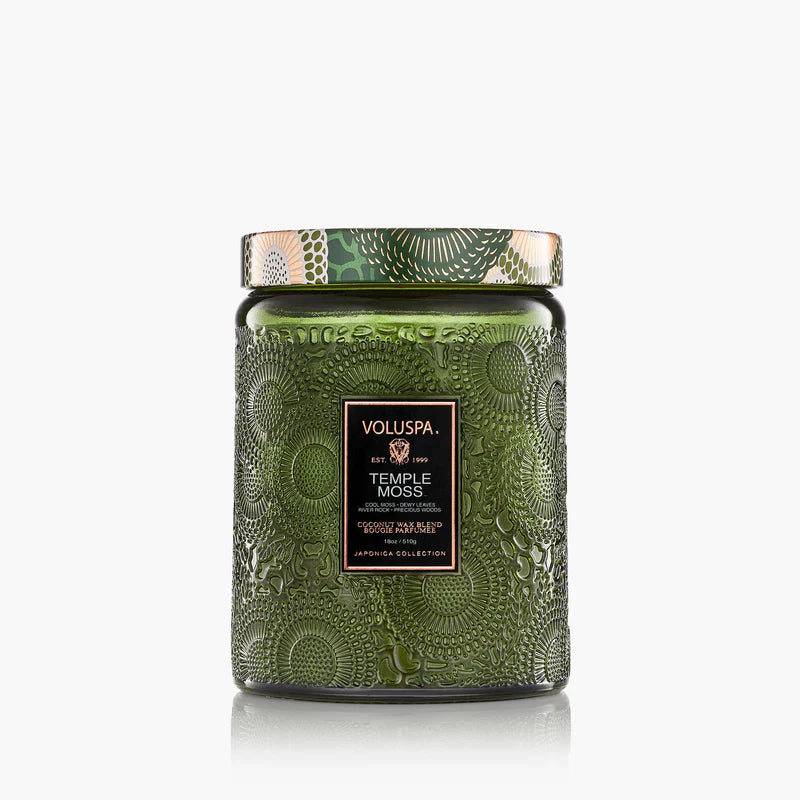 Voluspa Temple Moss Large Jar Candle (Copy)