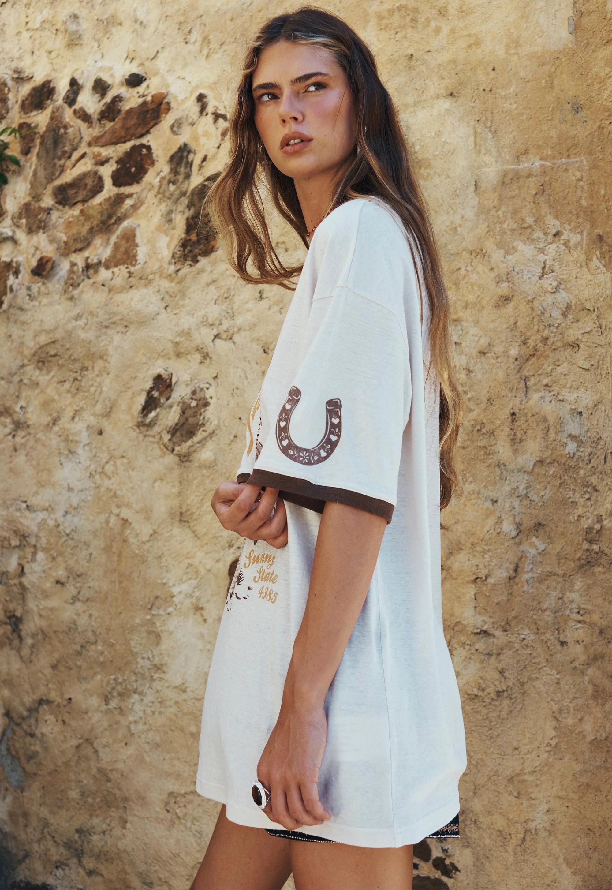 SPELL Texas Sweetheart Oversized Tee
