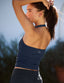 Beyond Yoga Spacedye™ Square Halter Tank (Nocturnal Navy)