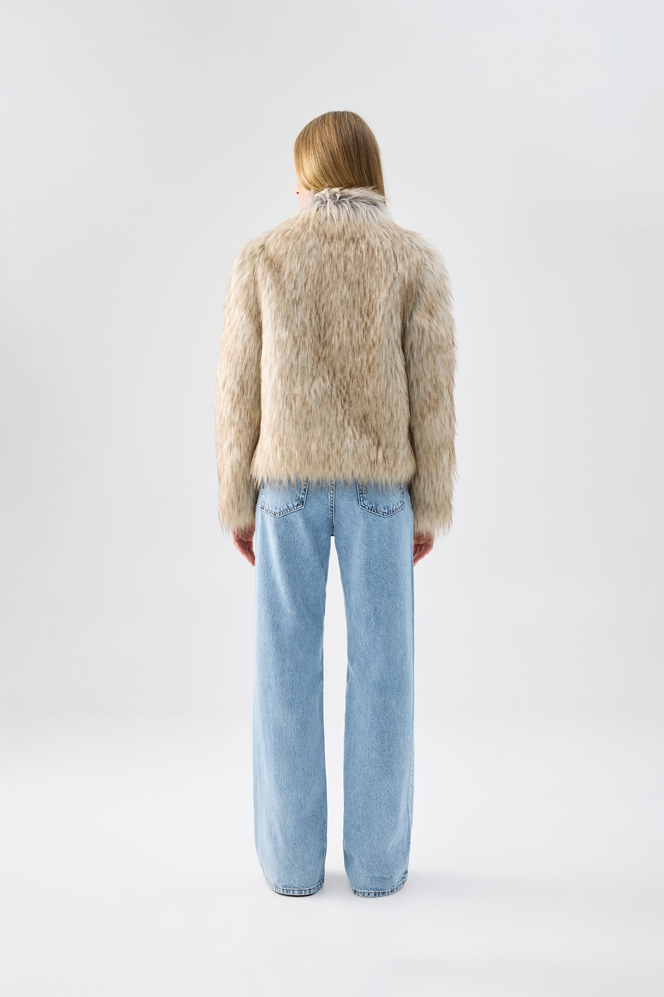 Unreal Fur Fur Delish Jacket (Natural) Secondary image