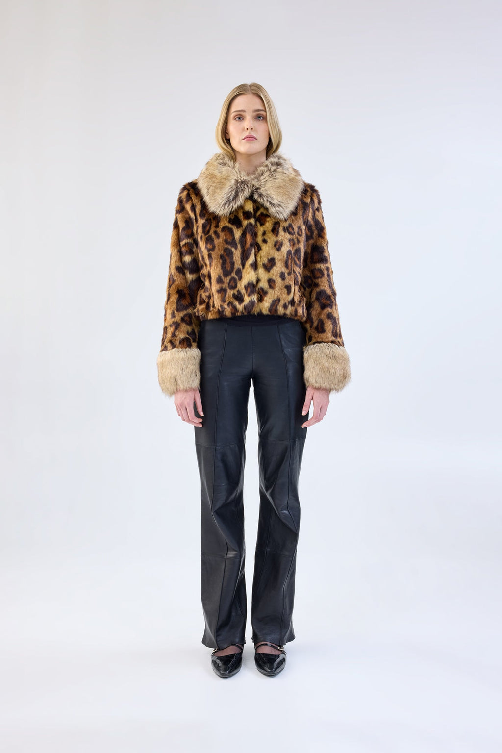 Unreal Fur Hidden Tiger Jacket - Leopard