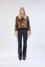 Unreal Fur Hidden Tiger Jacket - Leopard