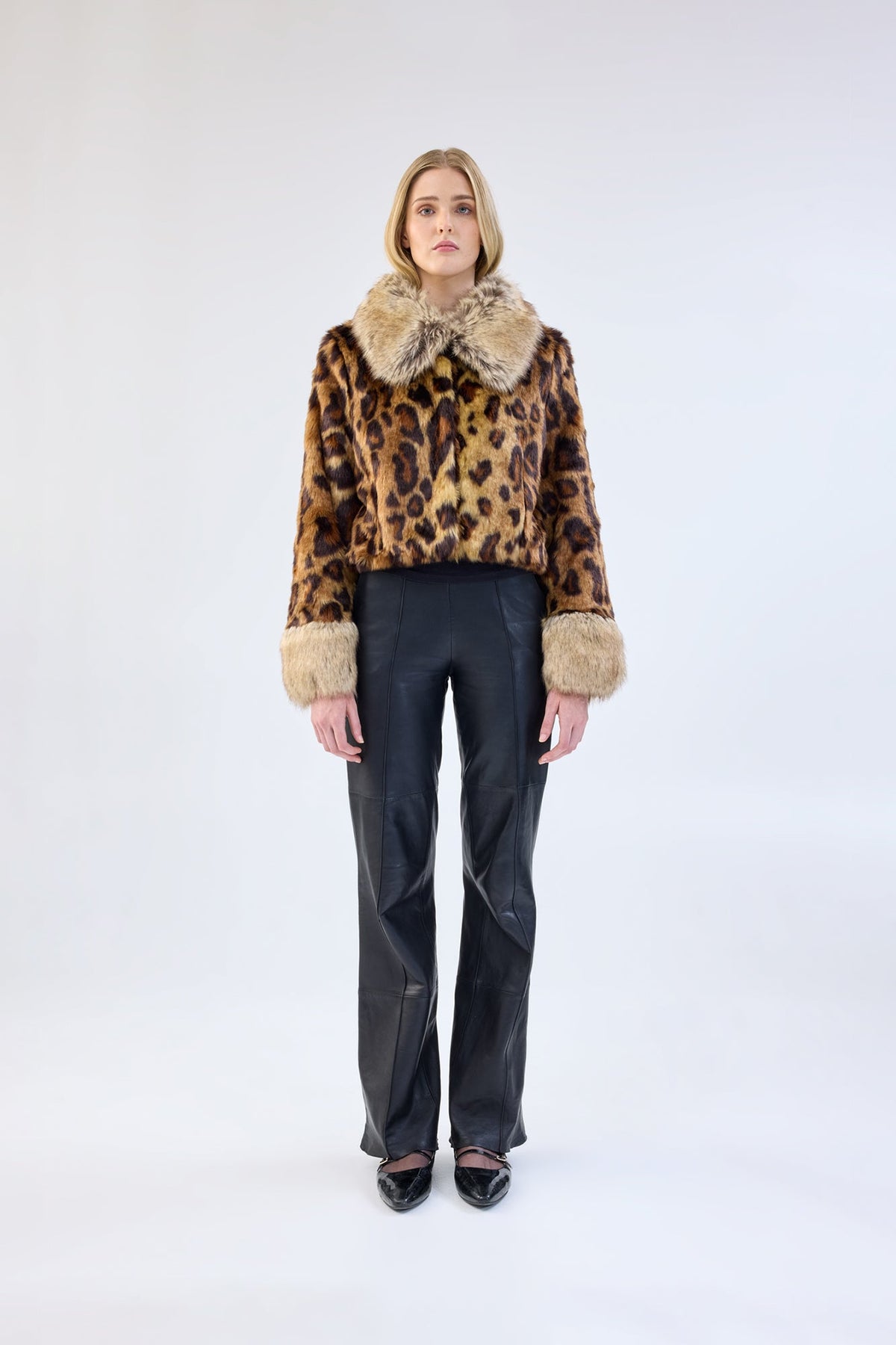 Unreal Fur Hidden Tiger Jacket - Leopard