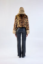 Unreal Fur Hidden Tiger Jacket - Leopard