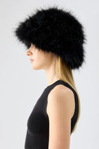 Unreal Fur Lush Yeoman Hat - Black