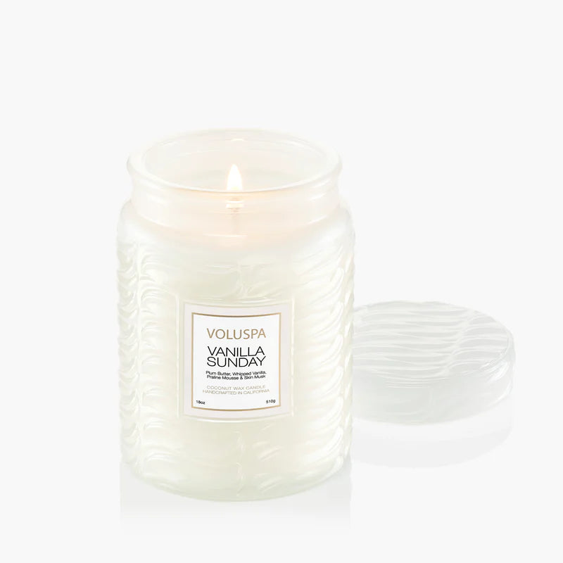 Voluspa Large Jar Vanilla Sunday Candle