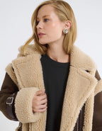 Rumored Wrangler Shearling Jacket (Espresso)