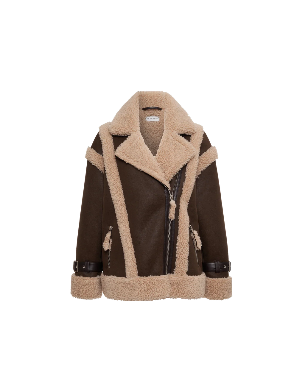 Rumored Wrangler Shearling Jacket (Espresso)