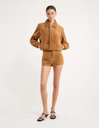 Rumored Yellowstone Suede Shorts