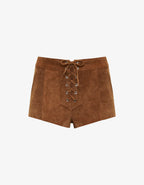 Rumored Yellowstone Suede Shorts