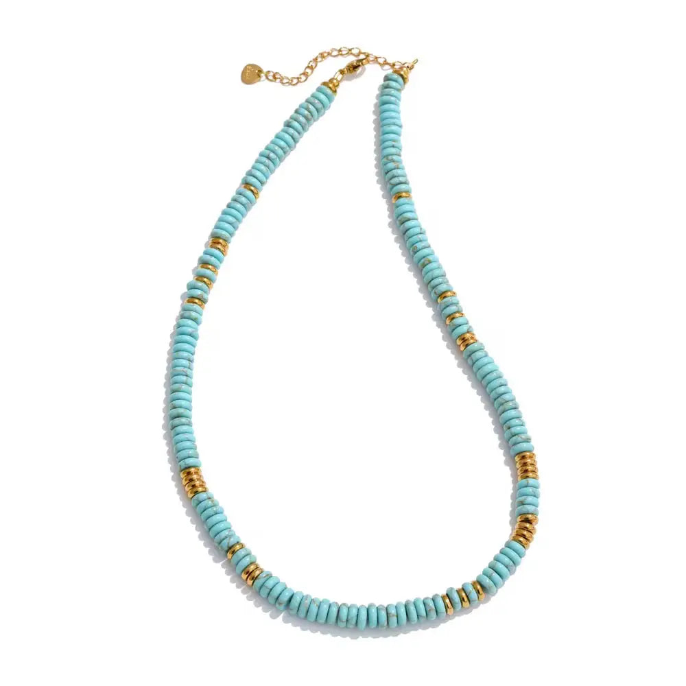 Sahira Turquoise Beaded Necklace
