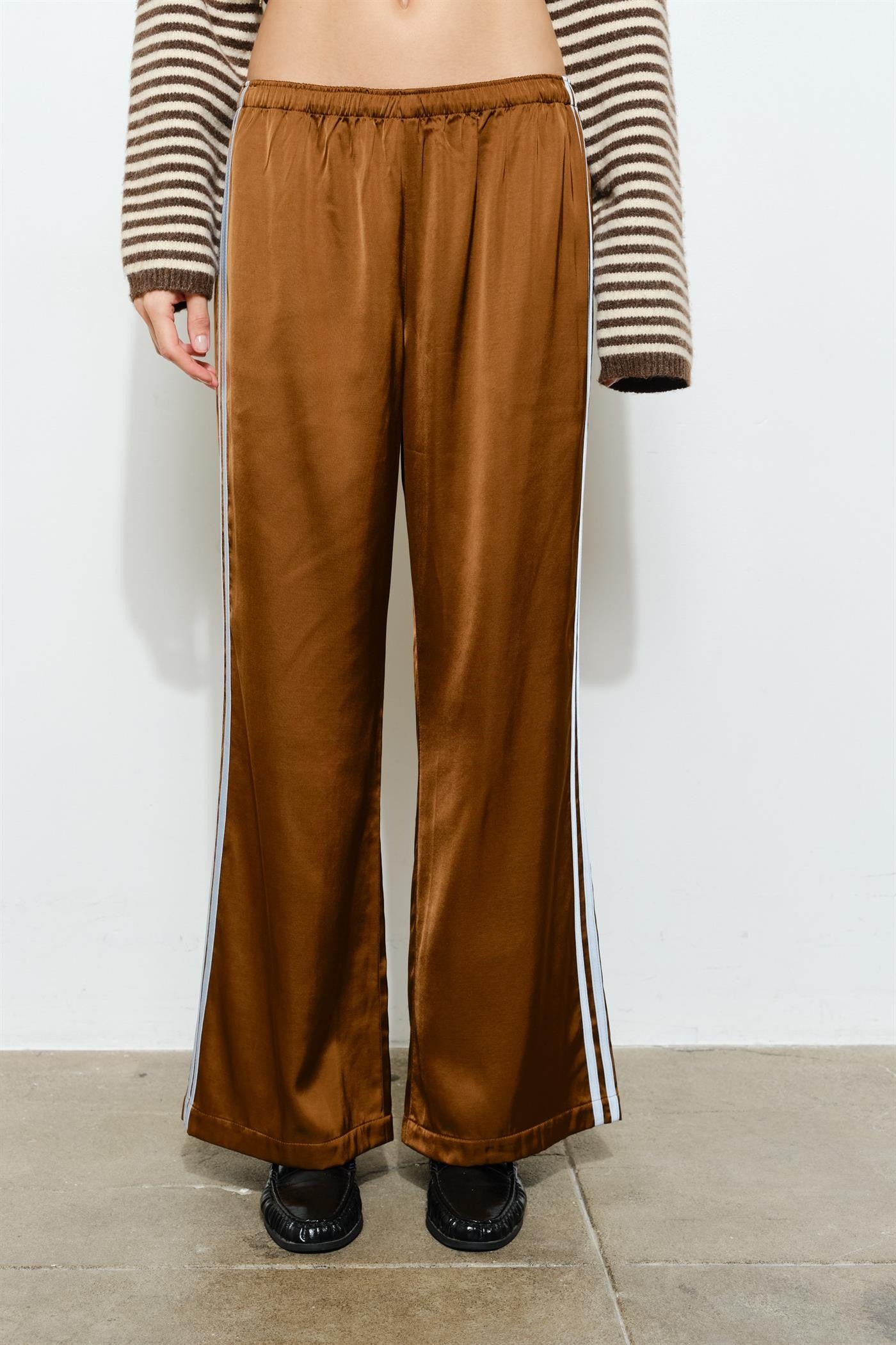 Fiona Satin Track Pants